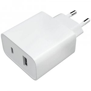 xiaomi mi 33w wall charger type-a & type-c fast charge