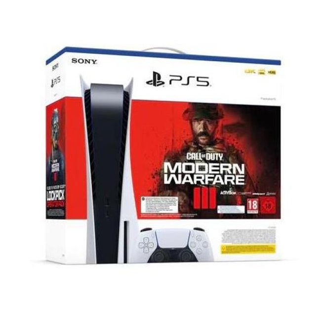 console sony playstation5 ps5 standard edition   call of duty mwiii voucher