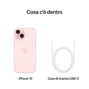 apple iphone 15 256gb rosa pink mtp73sxa