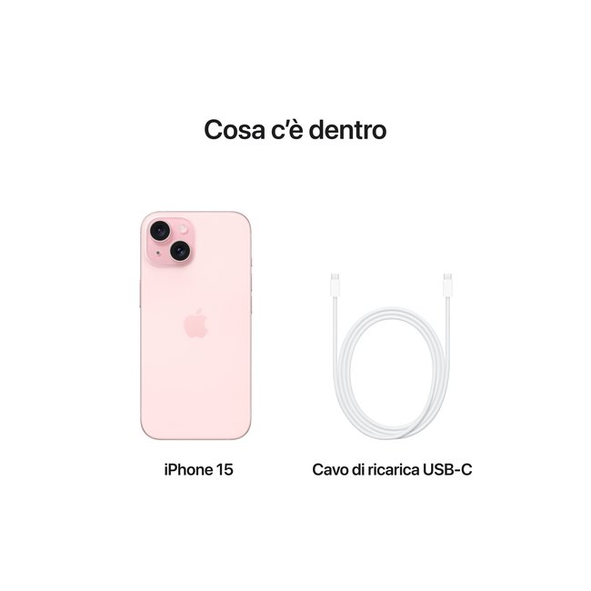 apple iphone 15 256gb rosa pink mtp73sxa