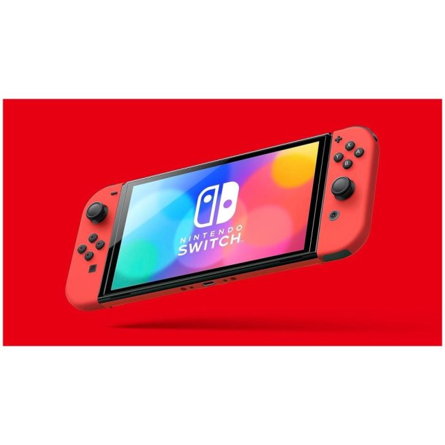 console nintendo switch oled rossa mario special edition