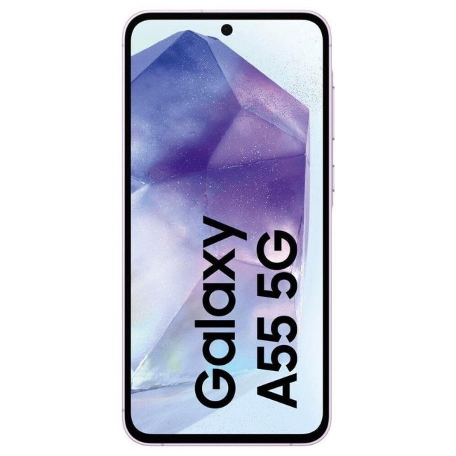 samsung galaxy a55 5g 128gb 8gb ram lavender sm-a556b