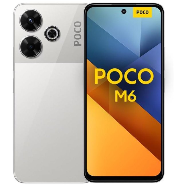 poco m6 128gb 6gb ram 679 silver dual sim eu