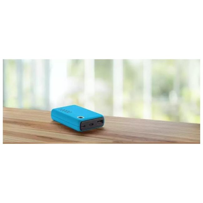 powerbank cellularline essence universale usb-a 10000mah blu