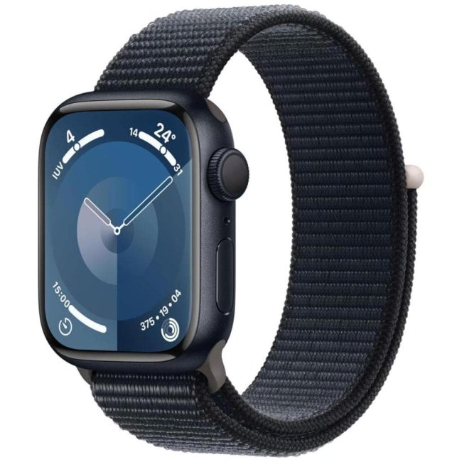 smartwatch apple watch serie9 41mm aluminium case midnight sport loop midnight eu mr8y3qca