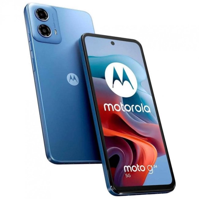 motorola moto g34 256gb 8gb ram 65 5g ice blue dual sim ita