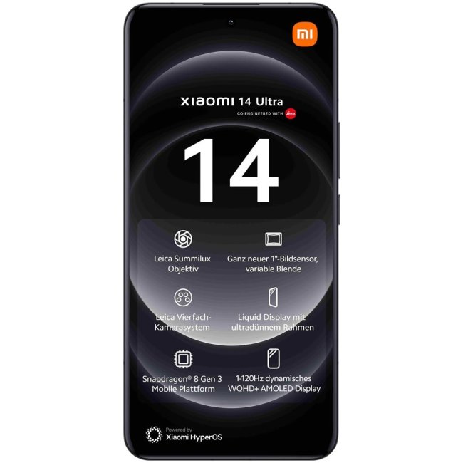 xiaomi 14 ultra 16 512gb 673 5g black   kit photo ita