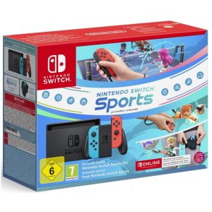 console nintendo switch 11 neon blueneon red   switch sport   fascia   12 mesi