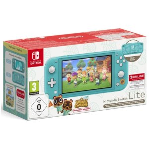 console nintendo switch lite turchese   animal cnh   nso 12 mesi limited