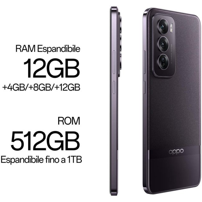 oppo reno 12 pro 12 512gb 67 5g nebula black opt