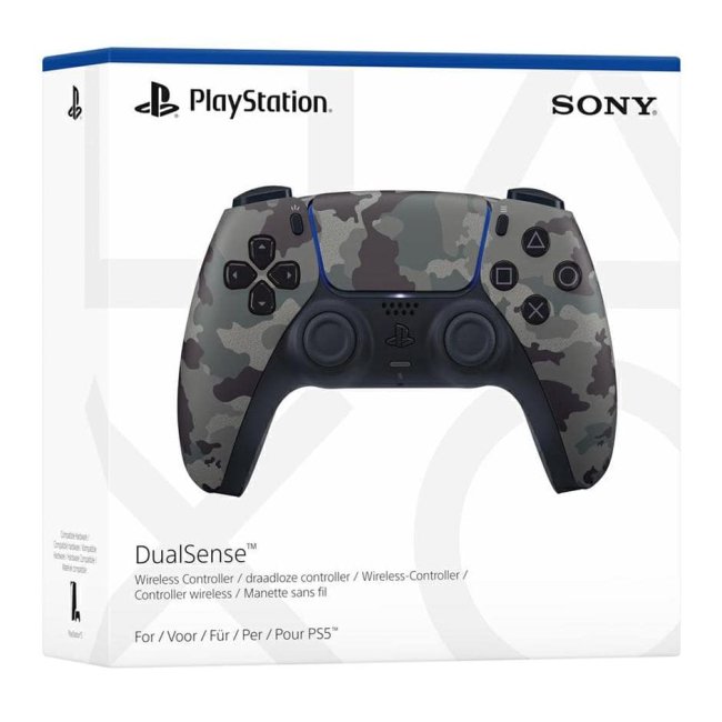 gamepad ps5 dualsense grey camo eu