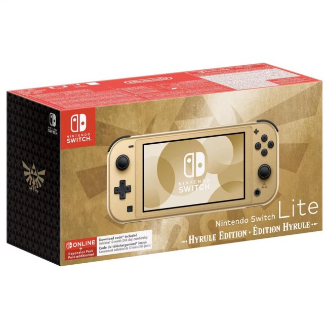 console nintendo switch lite hyrule edition special edition   12m nso