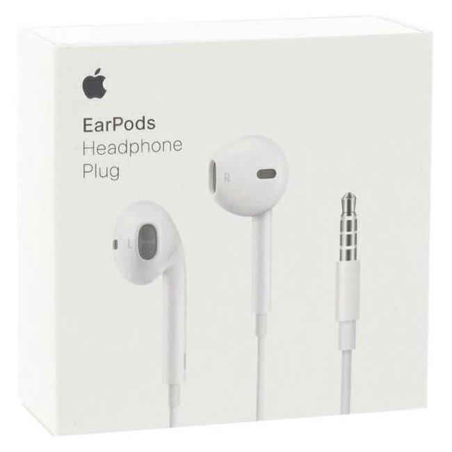 auricolari apple earpods con connettore jack 35mm mwu53zma