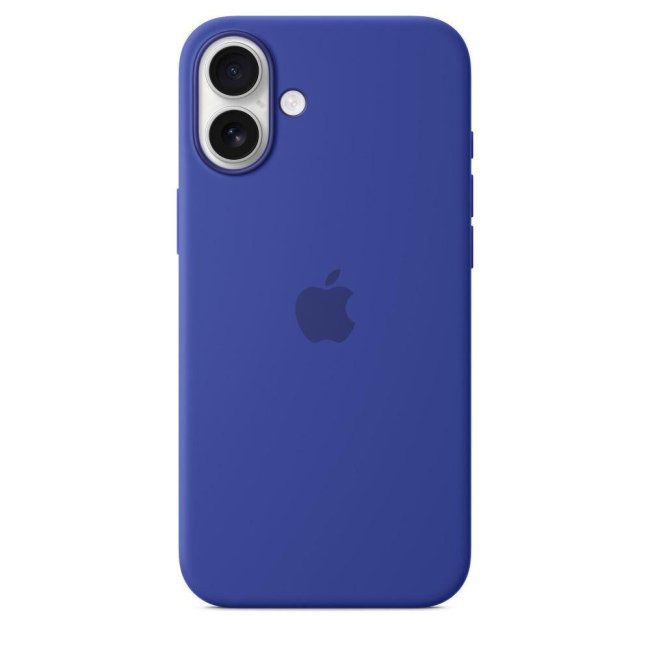 custodia silicone case apple iphone 16 plus magsafe ultramarine myyf3zma