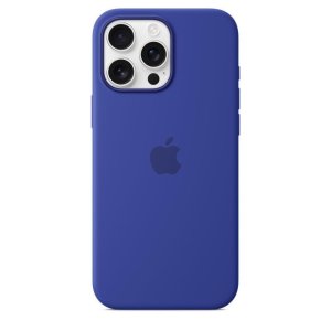 custodia silicone case apple iphone 16 pro max magsafe ultramarine myyy3zma