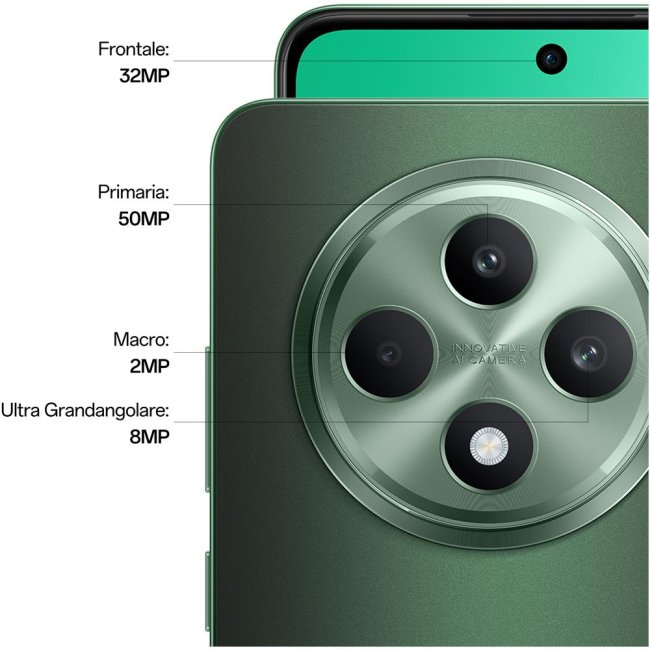 oppo reno 12f 5g 256gb 8gb ram 667 black green ita