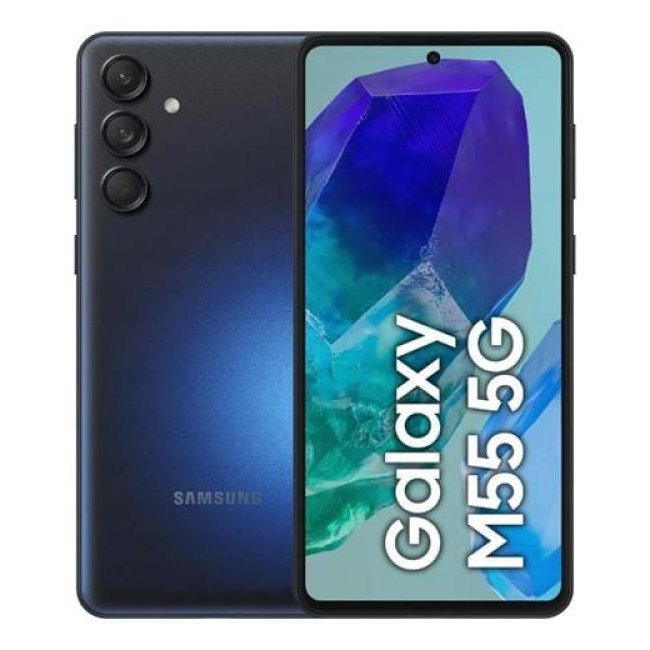 samsung sm-m556 galaxy m55 128gb 8gb ram 67 5g denim black dual sim eu