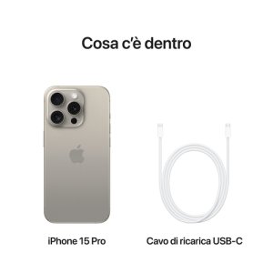 apple iphone 15 pro 1tb 61 natural titanium ita mtvf3qla