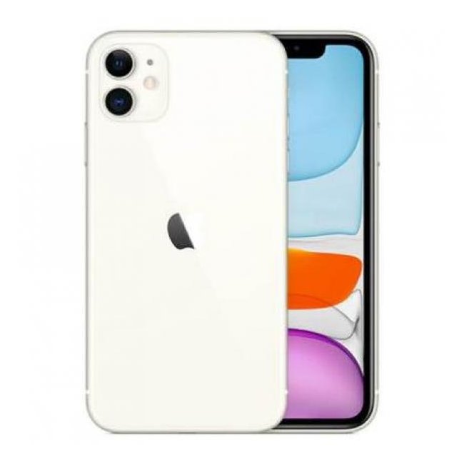 smartphone apple iphone 11 128gb 61 white ita slim box mhdj3qla