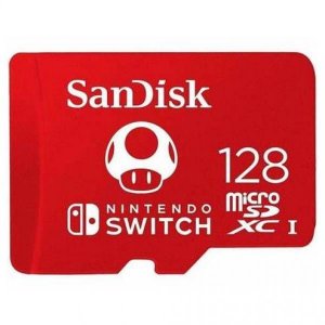 switch micro sdxc sandisk 128gb sdsqxao-128g-gnczn for nintendo switch