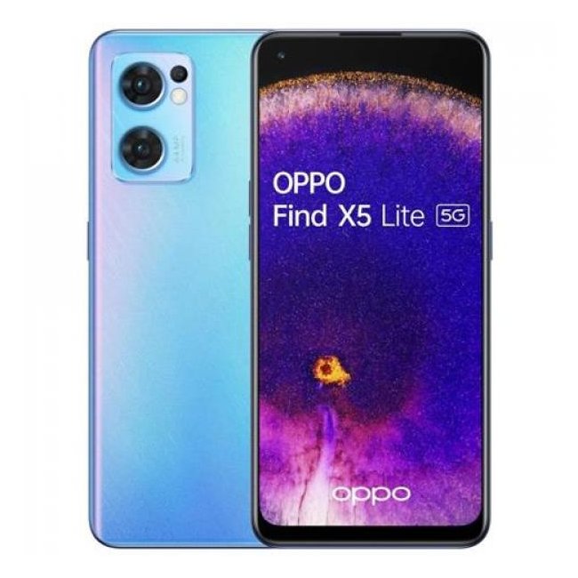 oppo find x5 lite 256gb 8gb ram 643 5g startrails blue dual sim eu